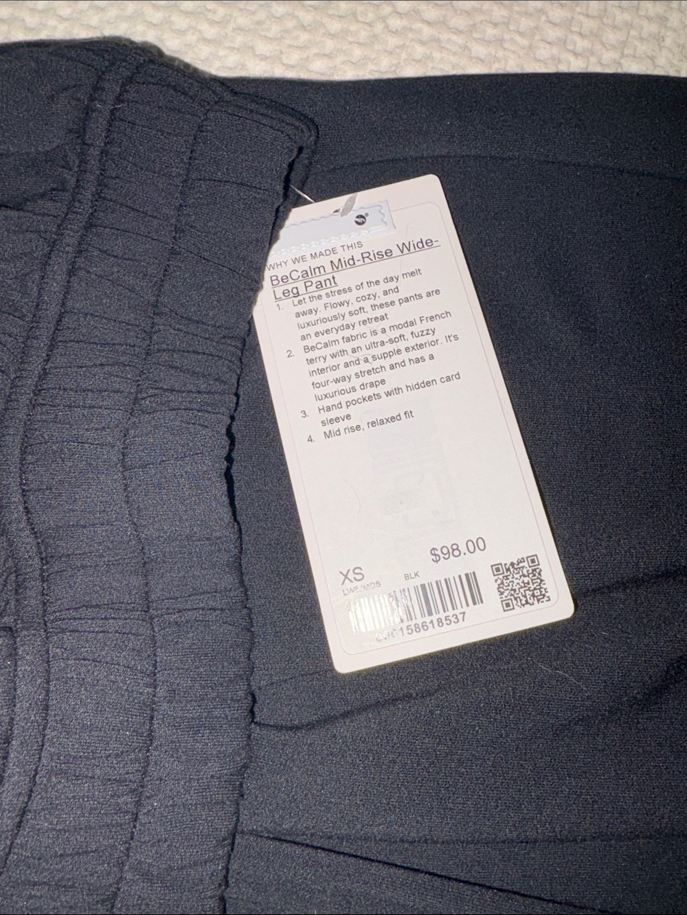 NWT Lululemon BeCalm Mid-rise Wide Leg Pant - Picture 9 of 11